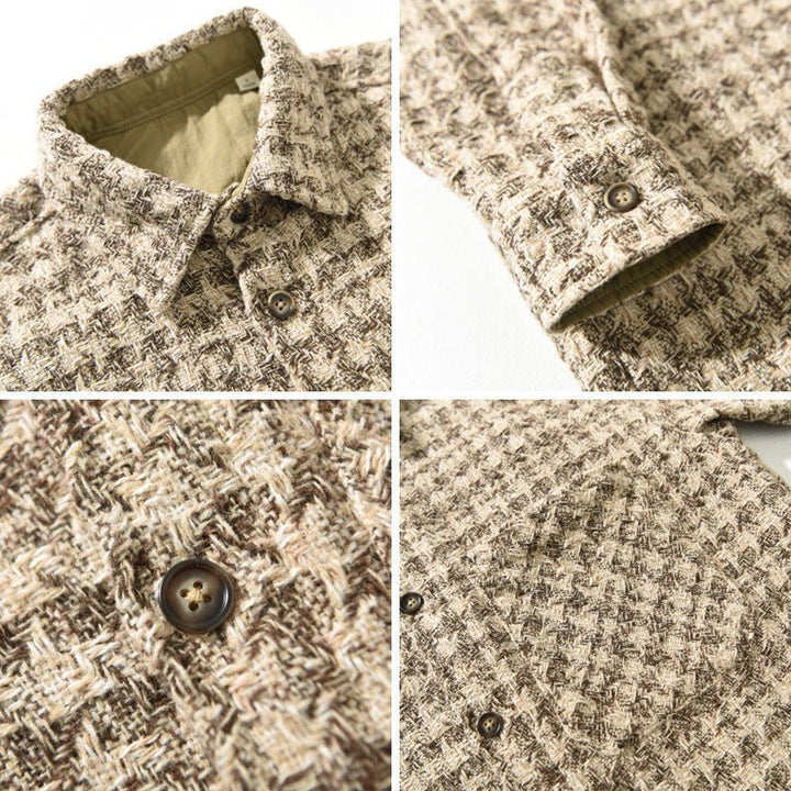 Edgar | Classic Elegant Tweed Men’s Jacket - Shirt - MOOD Melbourne