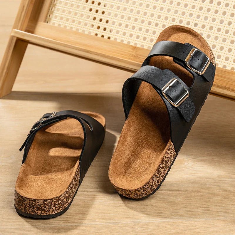 Elias | Double - Strap Slip - On Men’s Sandals - Sandals - MOOD Melbourne