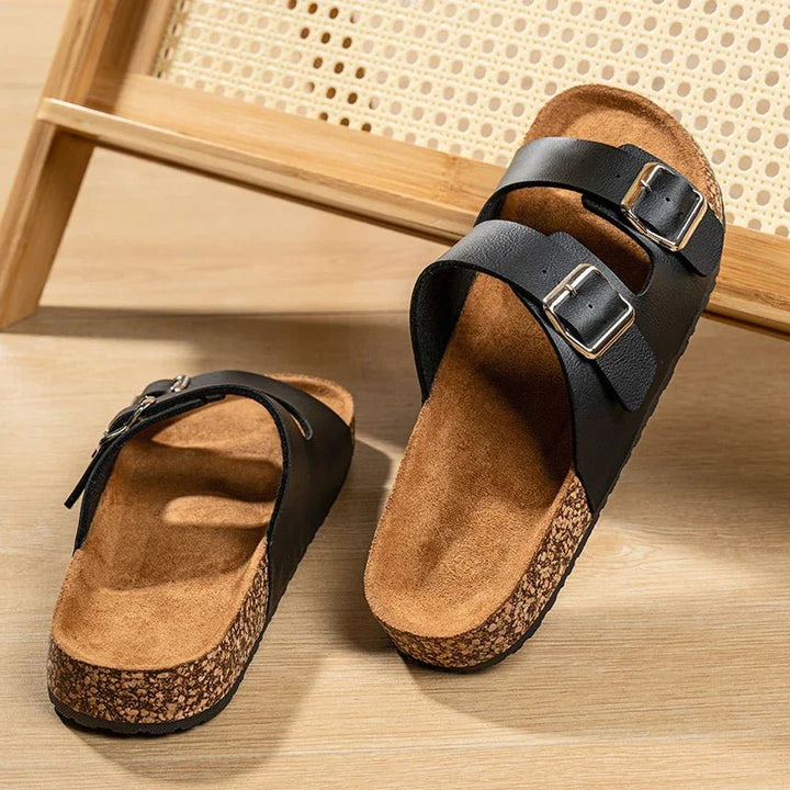 Elias | Double - Strap Slip - On Men’s Sandals - Sandals - MOOD Melbourne