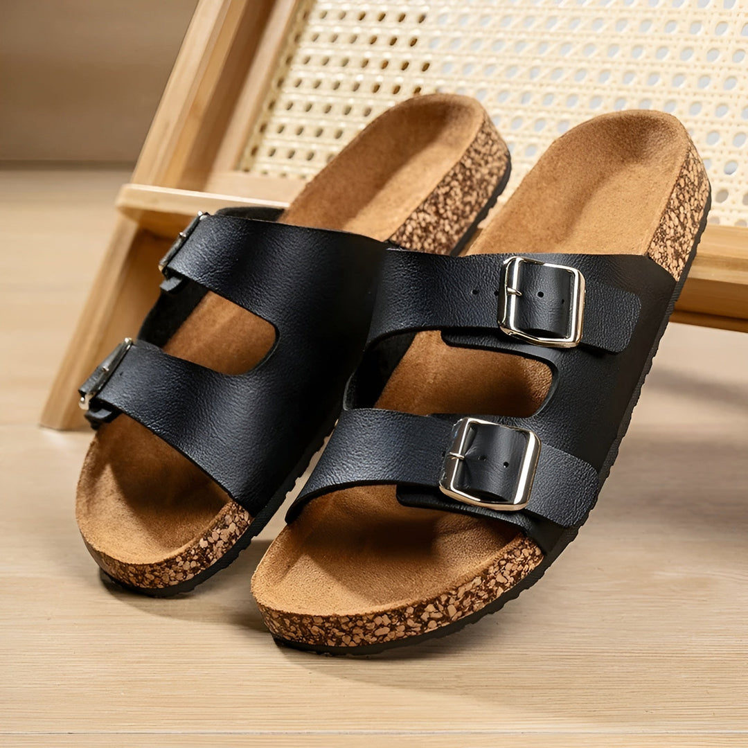Elias | Double - Strap Slip - On Men’s Sandals - Sandals - MOOD Melbourne