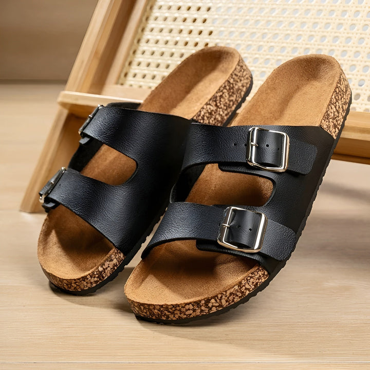 Elias | Double - Strap Slip - On Men’s Sandals - Sandals - MOOD Melbourne