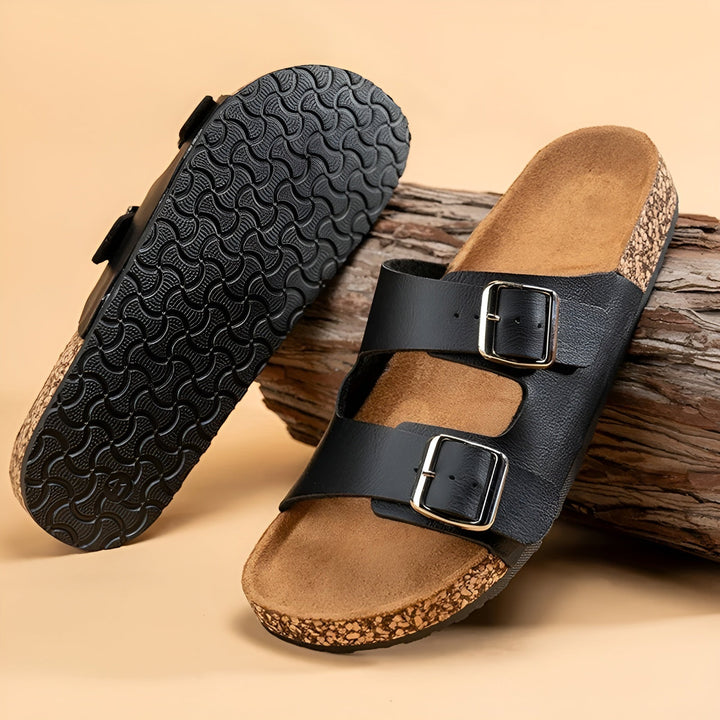Elias | Double - Strap Slip - On Men’s Sandals - Sandals - MOOD Melbourne