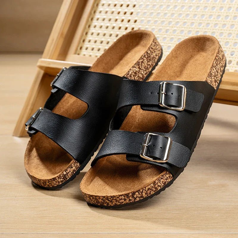 Elias | Double - Strap Slip - On Men’s Sandals - Sandals - MOOD Melbourne