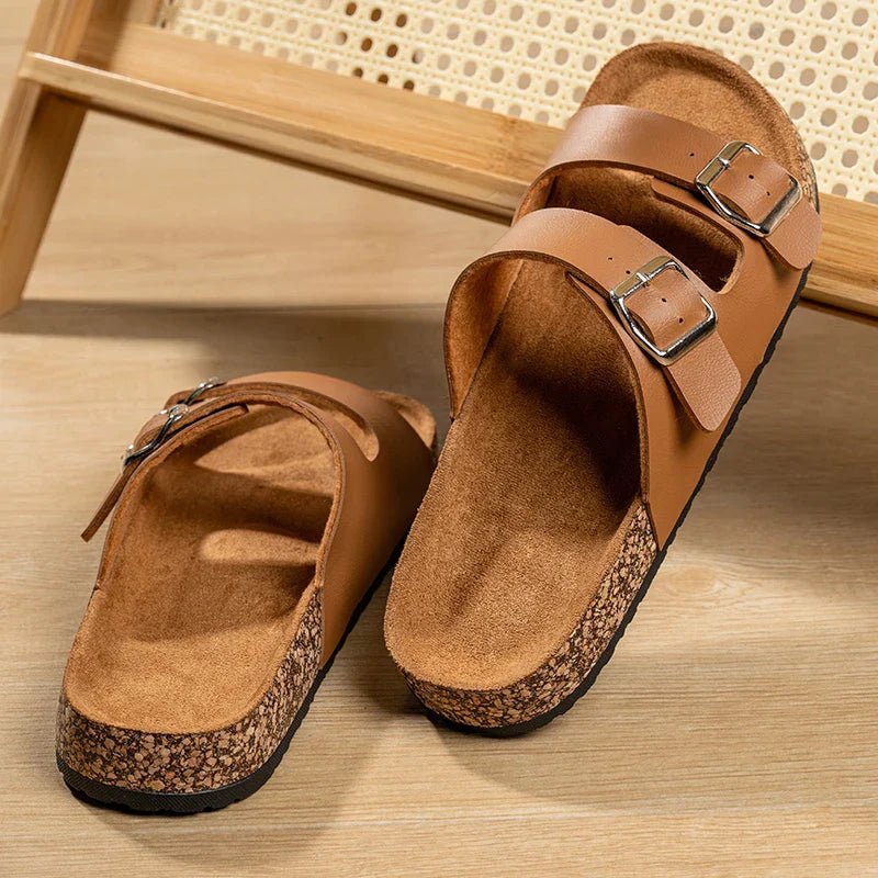 Elias | Double - Strap Slip - On Men’s Sandals - Sandals - MOOD Melbourne