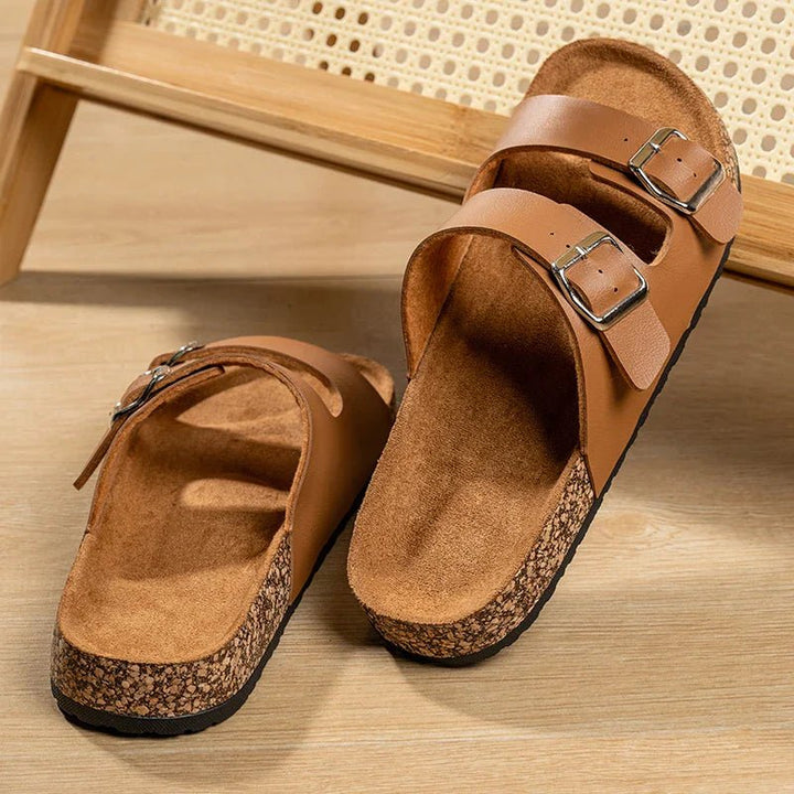 Elias | Double - Strap Slip - On Men’s Sandals - Sandals - MOOD Melbourne