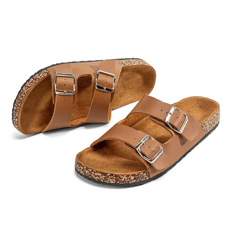 Elias | Double - Strap Slip - On Men’s Sandals - Sandals - MOOD Melbourne