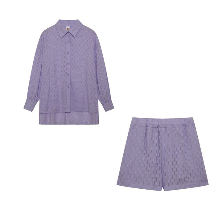 Elizabeth™ - Breezy Shirt and Shorts Set - Two Pieces - SKU_1732591423476_796 - MOOD Melbourne