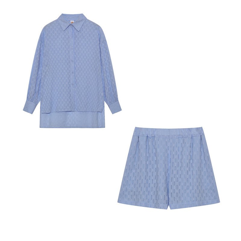 Elizabeth™ - Breezy Shirt and Shorts Set - Two Pieces - SKU_1732591423476_796 - MOOD Melbourne