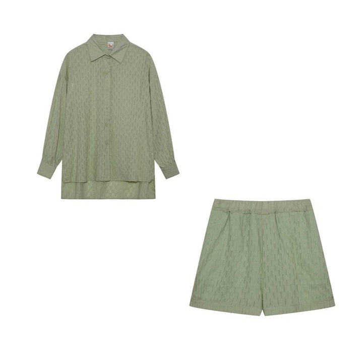 Elizabeth™ - Breezy Shirt and Shorts Set - Two Pieces - SKU_1732591423476_796 - MOOD Melbourne