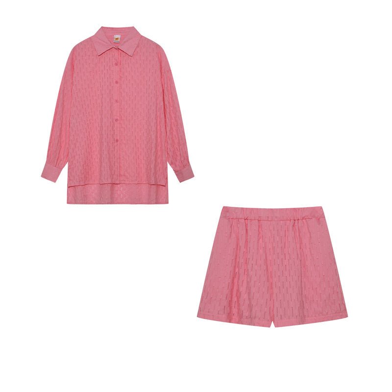 Elizabeth™ - Breezy Shirt and Shorts Set - Two Pieces - SKU_1732591423476_796 - MOOD Melbourne