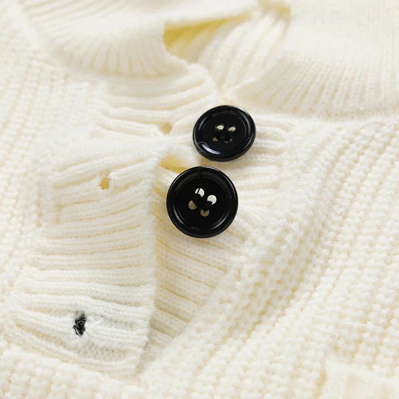 Elliot | Minimalist Knit Button Sweater - Sweater - MOOD Melbourne