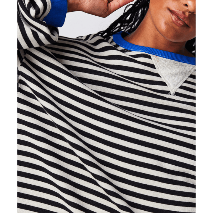 Emery | Relaxed Striped Women’s Sweatshirt - Sweater - MOOD Melbourne