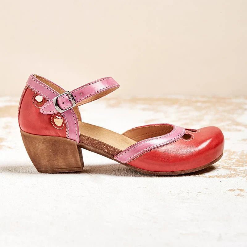 Emily | Orthopedic Sandals with Low Heel - MOOD Melbourne