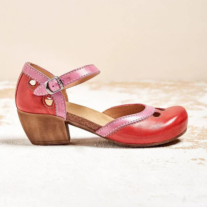 Emily | Orthopedic Sandals with Low Heel - MOOD Melbourne