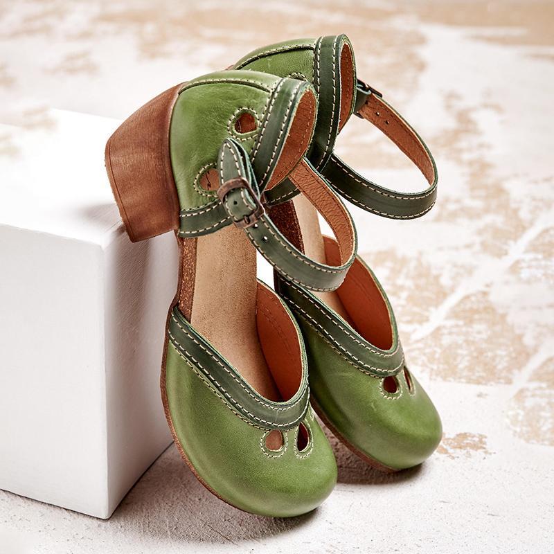 Emily | Orthopedic Sandals with Low Heel - MOOD Melbourne