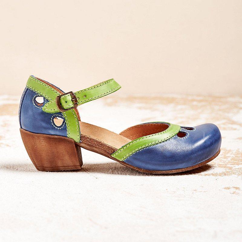 Emily | Orthopedic Sandals with Low Heel - MOOD Melbourne