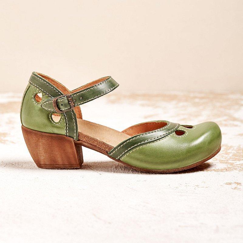 Emily | Orthopedic Sandals with Low Heel - MOOD Melbourne