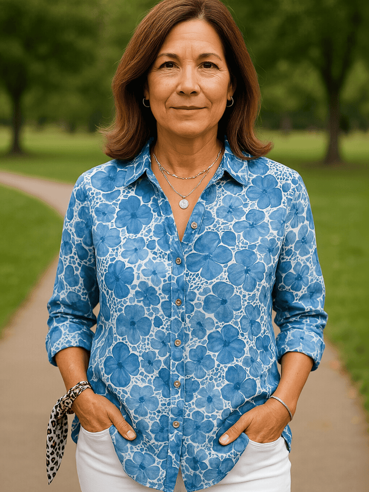 Emma | Elegance Button - Up Shirt - Blouses & Shirts - AUS - 0224 - MOOD Melbourne