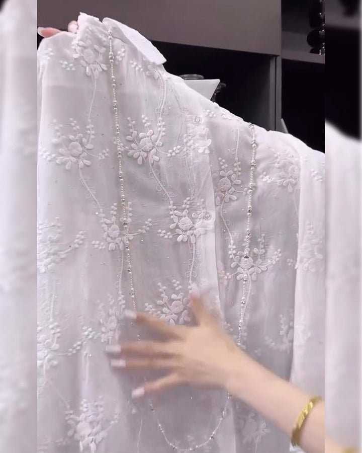 Elira | Embroidered Button-Up Blouse