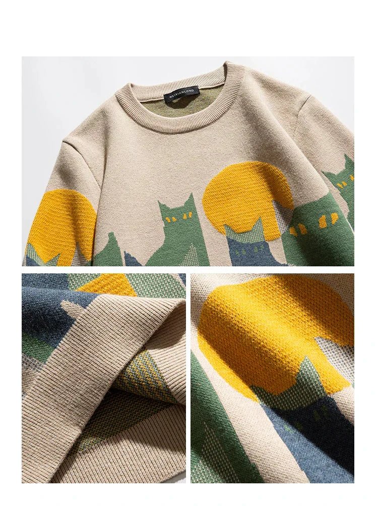 Felix | Stylish Cat Sweater - Sweater - MOOD Melbourne