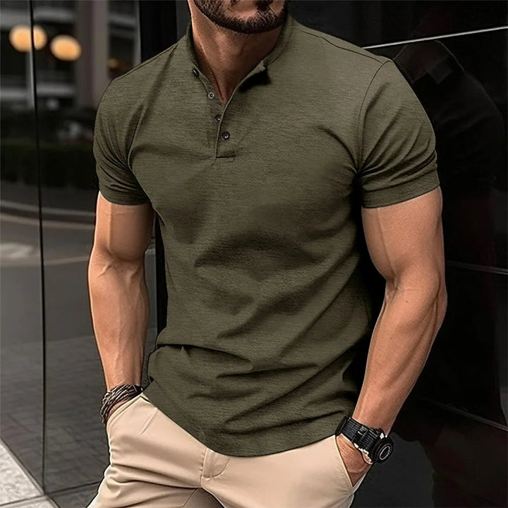 High Quality V-neck Men's T-shirt