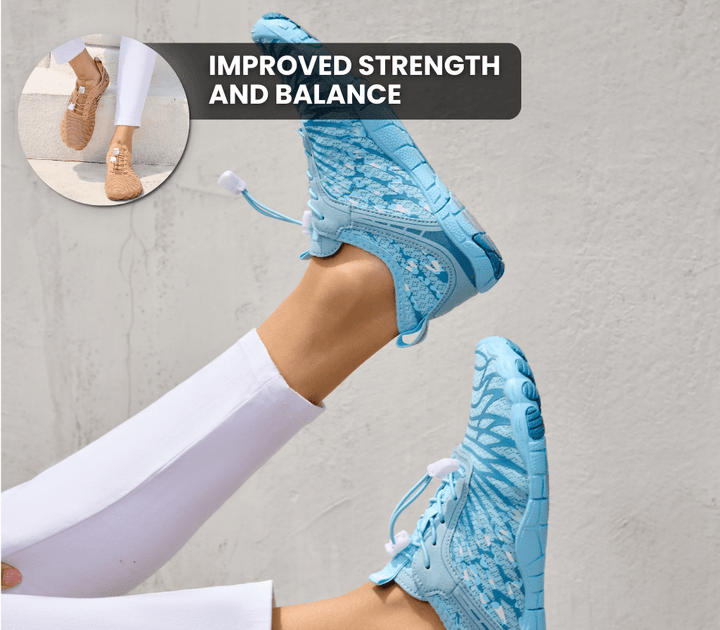 Grey | Lightweight non - slip barefoot shoes (Unisex) - MOOD Melbourne