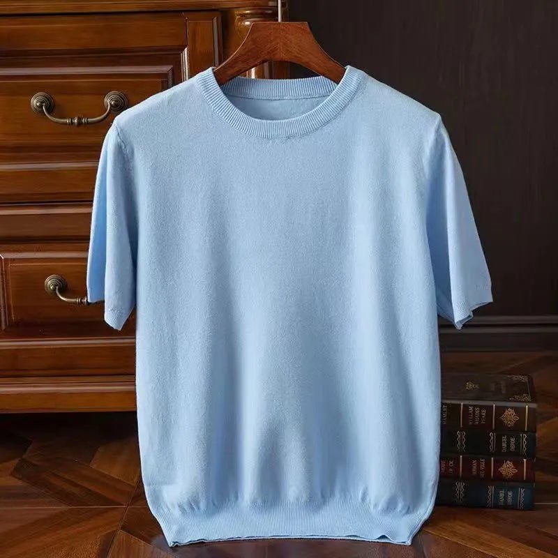 Hendrick™ | Cashmere Short Sleeve T-shirt - MOOD Melbourne