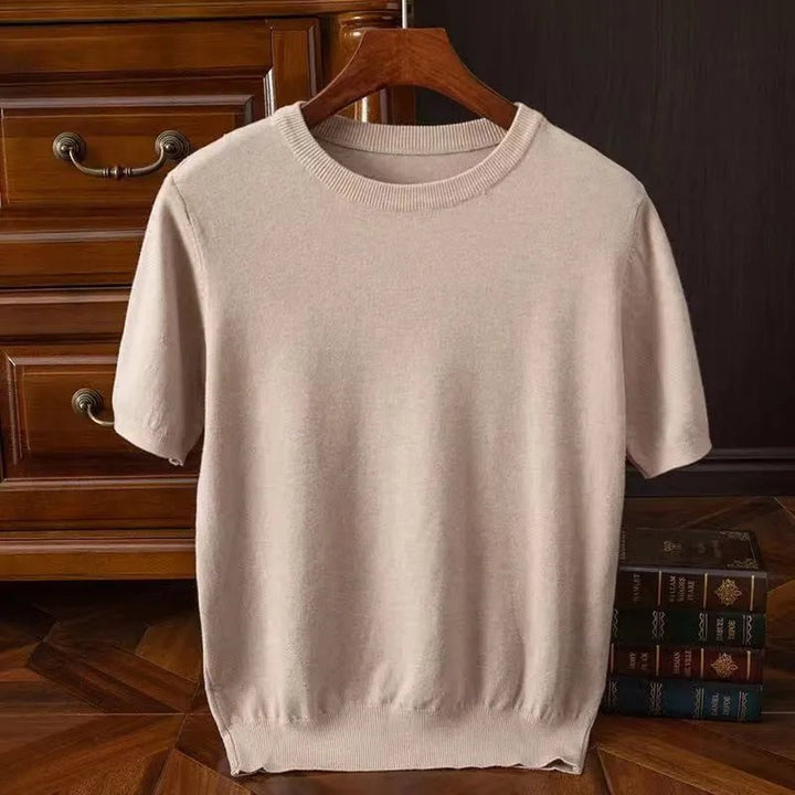 Hendrick™ | Cashmere Short Sleeve T-shirt - MOOD Melbourne