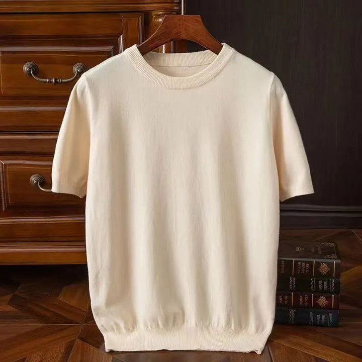 Hendrick™ | Cashmere Short Sleeve T-shirt - MOOD Melbourne