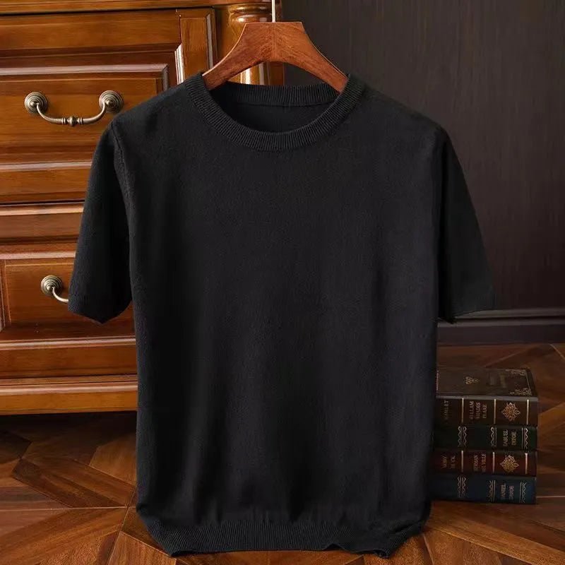Hendrick™ | Cashmere Short Sleeve T-shirt - MOOD Melbourne