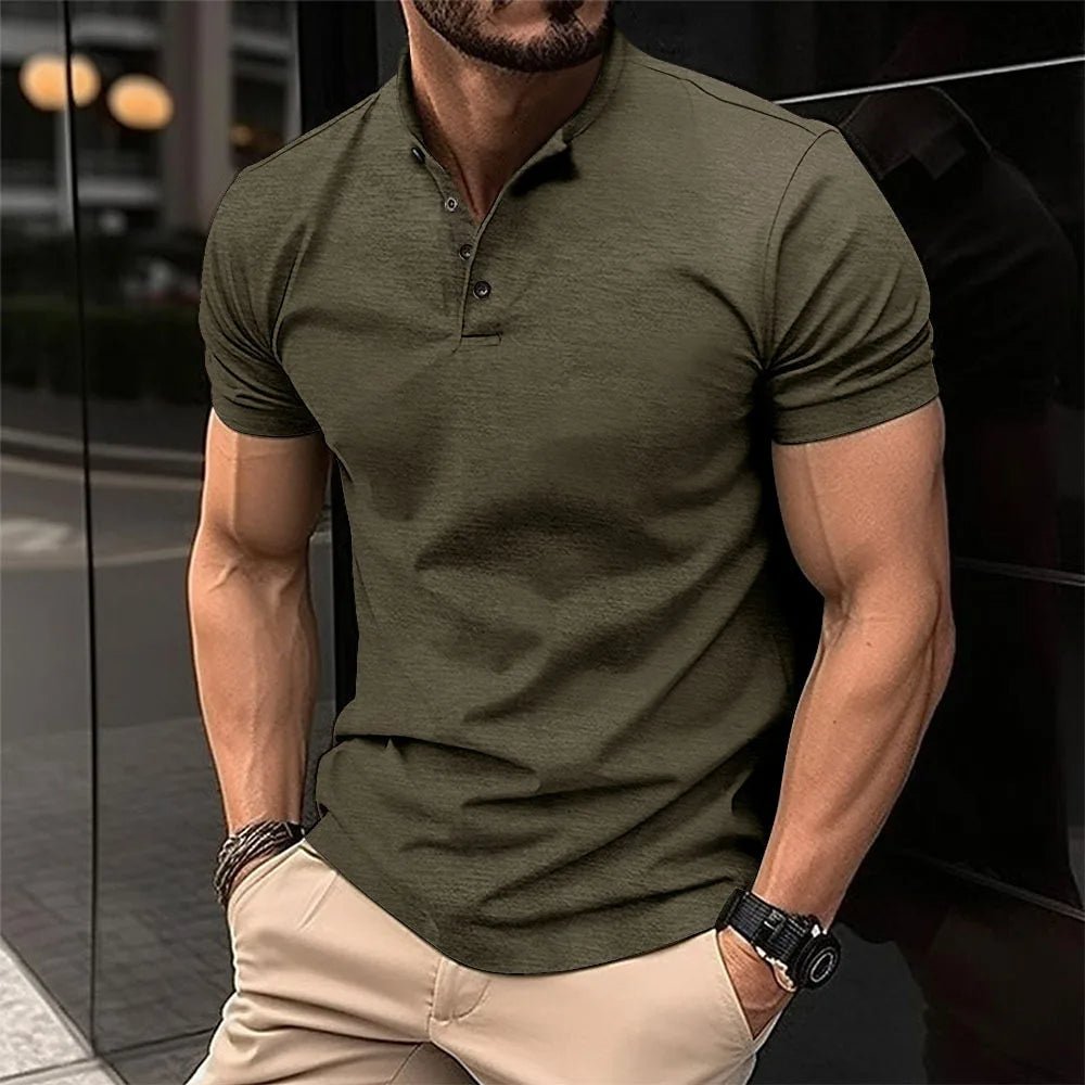 High Quality V - neck Men's T-shirt - AUS0067 - MOOD Melbourne