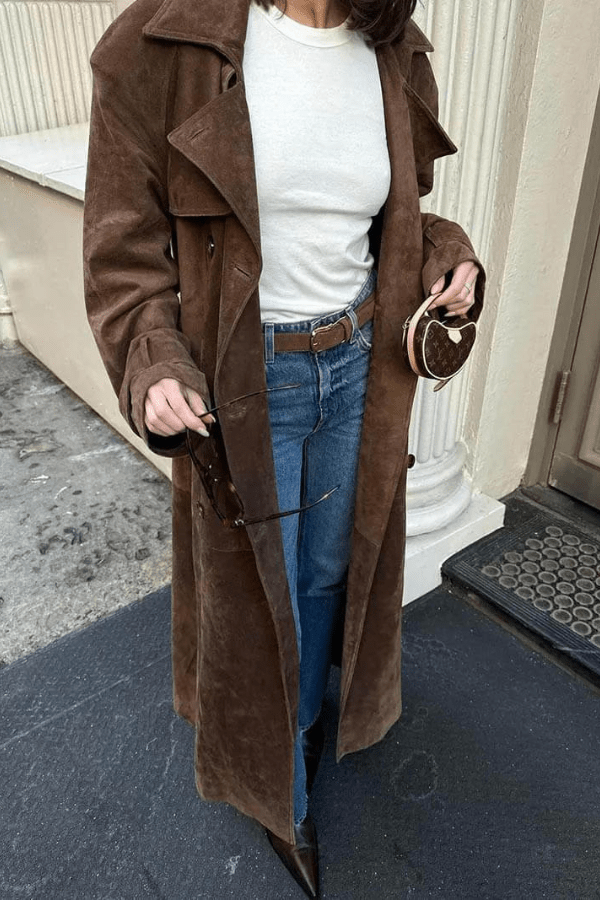 Ilira | Chic Vegan Leather Trench - Jackets - MOOD Melbourne
