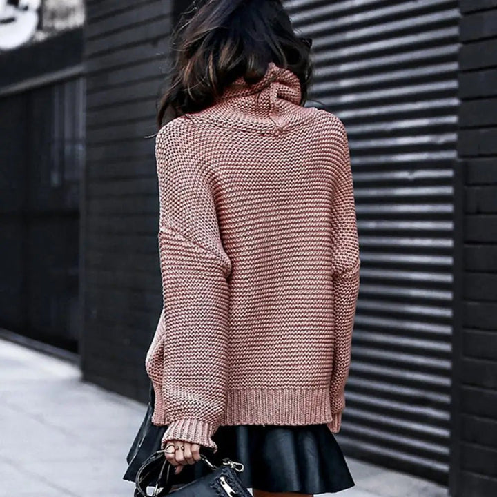 Iris Loose Turtleneck Pullover Sweater - 5:4182;14:175 - MOOD Melbourne