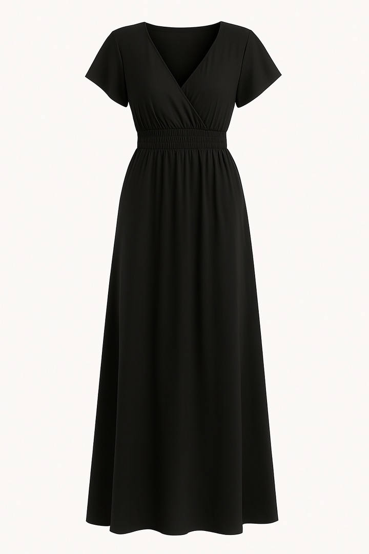 Isabella | Casual V - Neck Tummy Covering Dress - Dresses - MOOD Melbourne