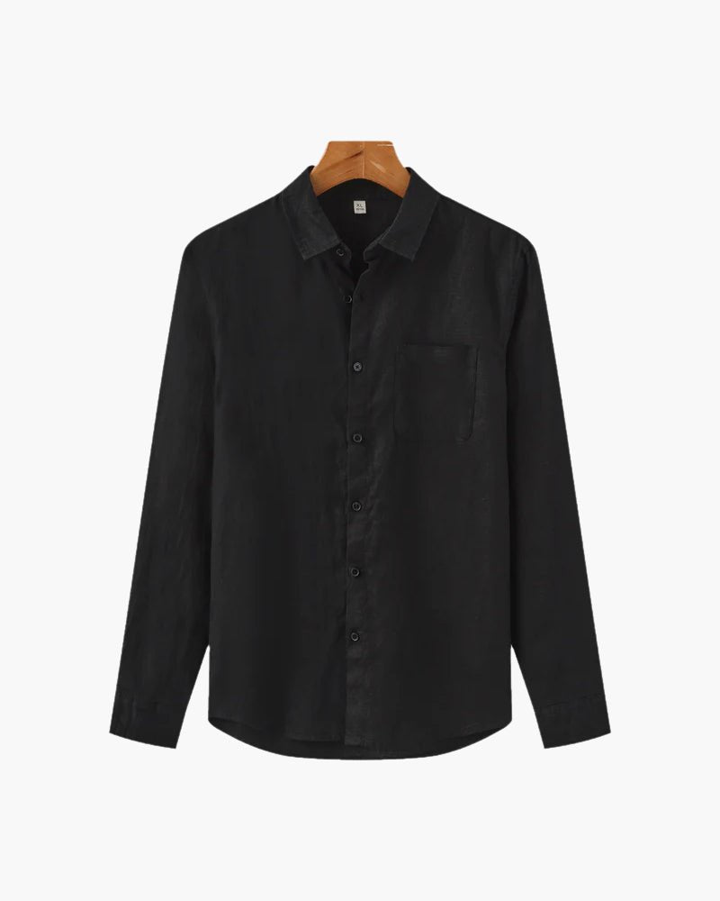 Jalen | Minimalist Long - Sleeve Men’s Shirt - Shirts - MOOD Melbourne
