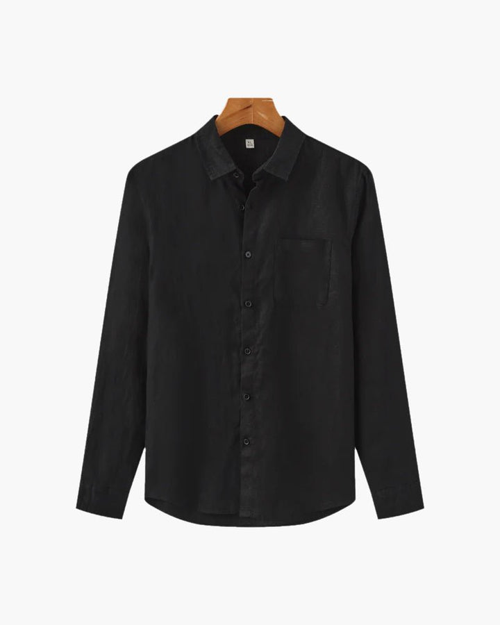 Jalen | Minimalist Long - Sleeve Men’s Shirt - Shirts - MOOD Melbourne