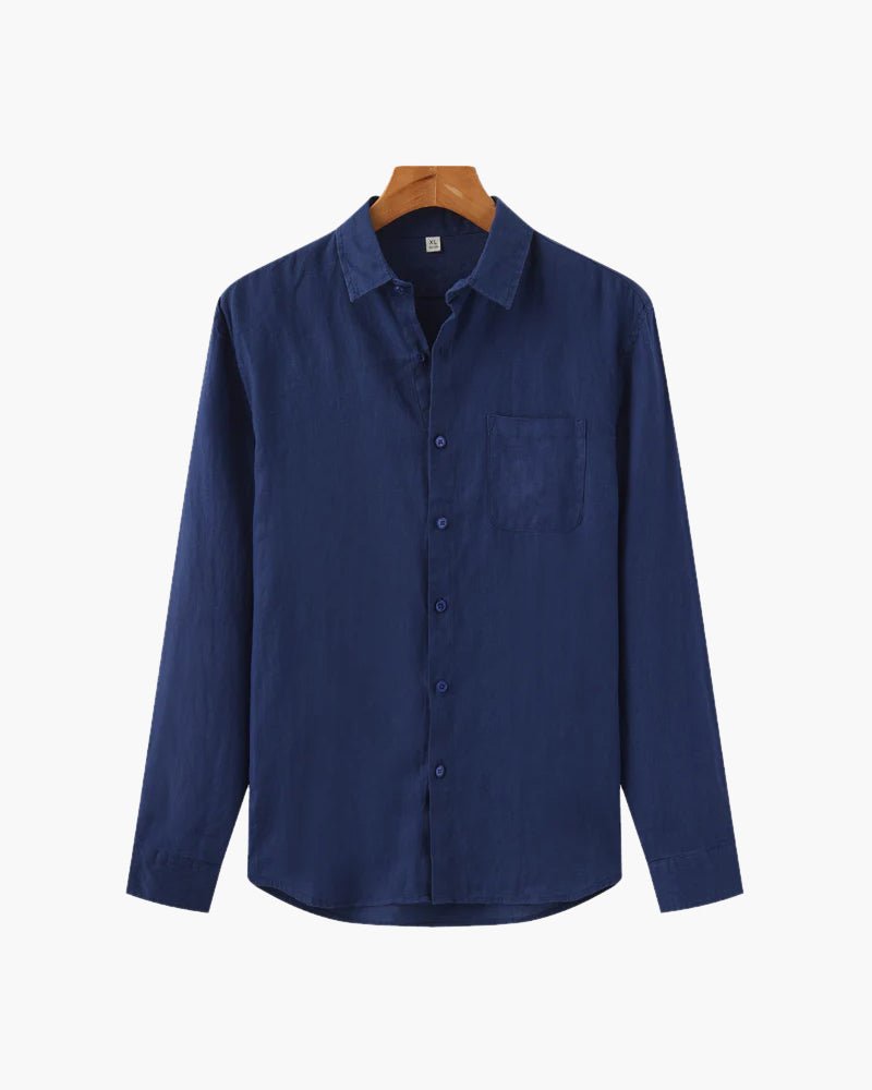 Jalen | Minimalist Long - Sleeve Men’s Shirt - Shirts - MOOD Melbourne