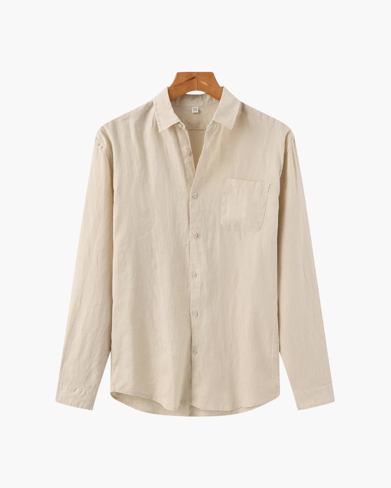 Jalen | Minimalist Long - Sleeve Men’s Shirt - Shirts - MOOD Melbourne