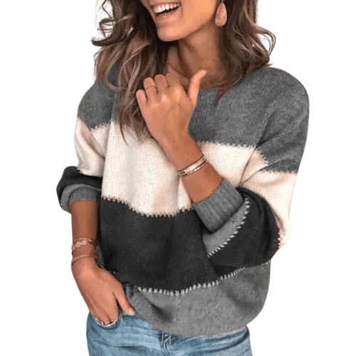 Kaela | Casual Colorblock Women’s Sweater - Sweater - MOOD Melbourne