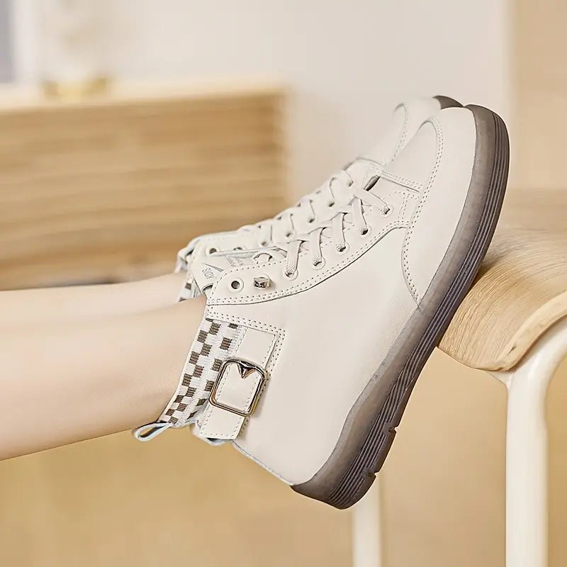 Karisa | Sporty Platform Lace - Up Sneakers - Boots - MOOD Melbourne