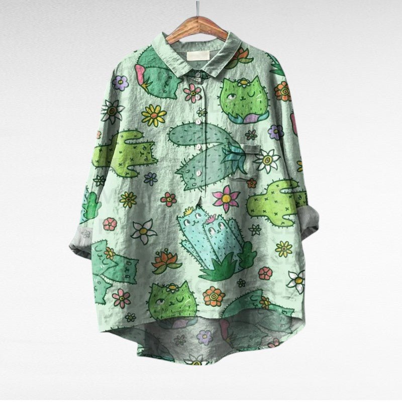 Lavinia | Classic Elegant Floral Blouse - Blouses - MOOD Melbourne