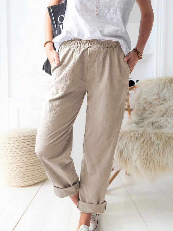 Leonie | Everyday Relaxed Casual Pants - Pants - MOOD Melbourne