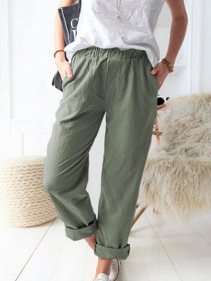 Leonie | Everyday Relaxed Casual Pants - Pants - MOOD Melbourne