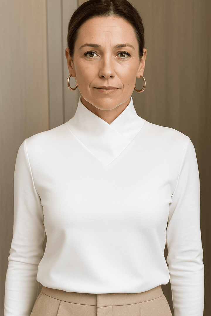 Léonie | Refined High - Neck Women’s Top - Tops - MOOD Melbourne