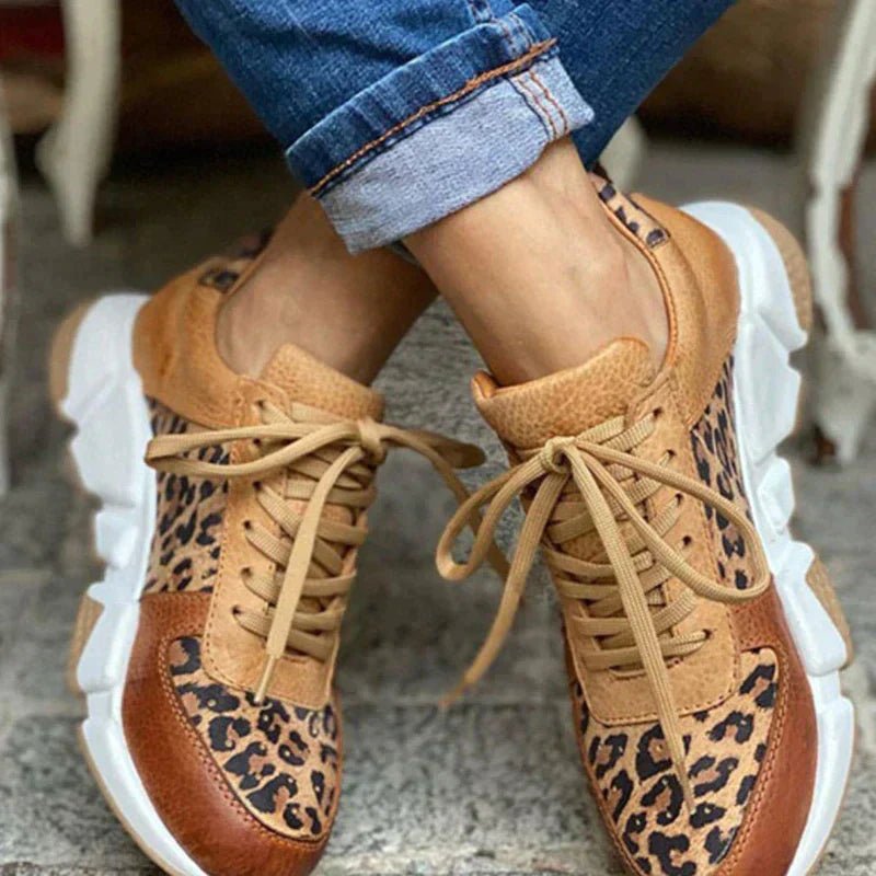 Livia™ | COMFORTABLE LEOPARD TRAINERS - MOOD Melbourne