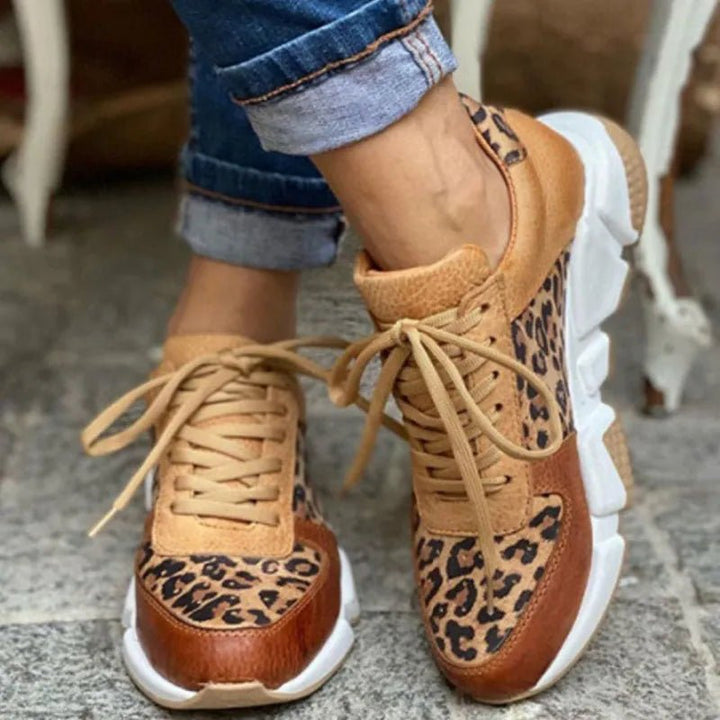 Livia™ | COMFORTABLE LEOPARD TRAINERS - MOOD Melbourne