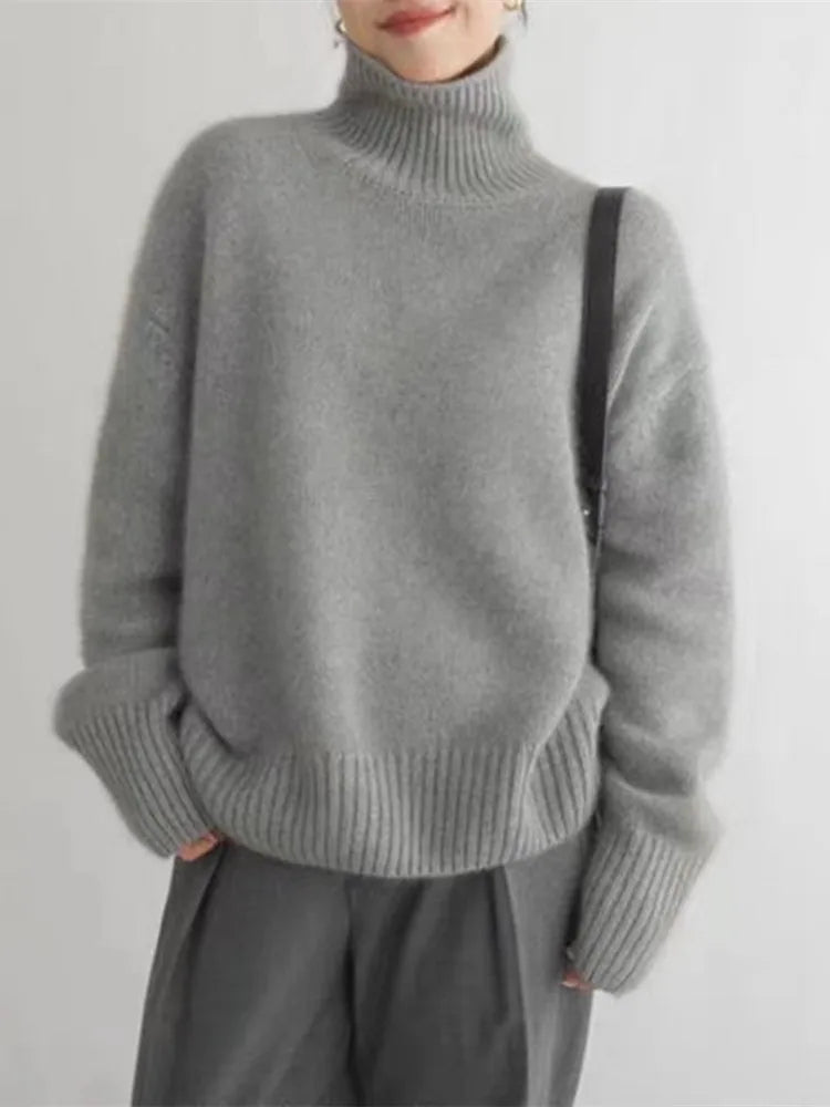 Lizzy - Turtleneck comfy sweater - MOOD Melbourne