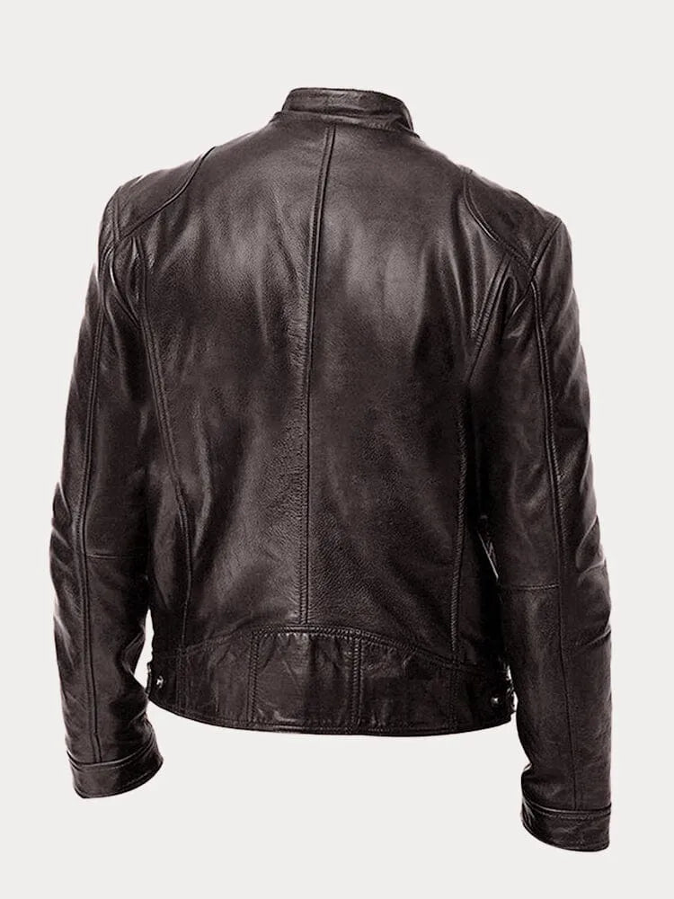 Lorenzo | Classic Moto Leather Jacket - Jackets - MOOD Melbourne