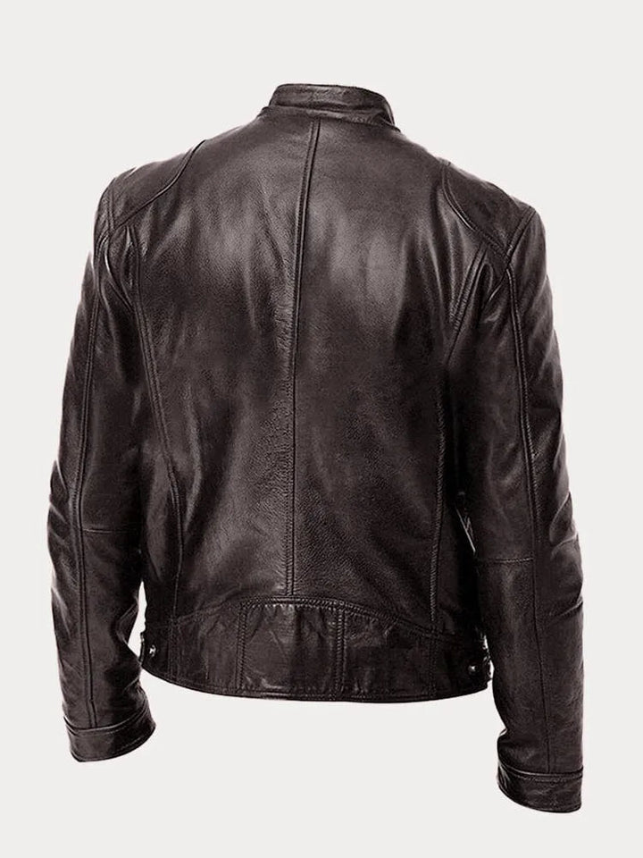 Lorenzo | Classic Moto Leather Jacket - Jackets - MOOD Melbourne