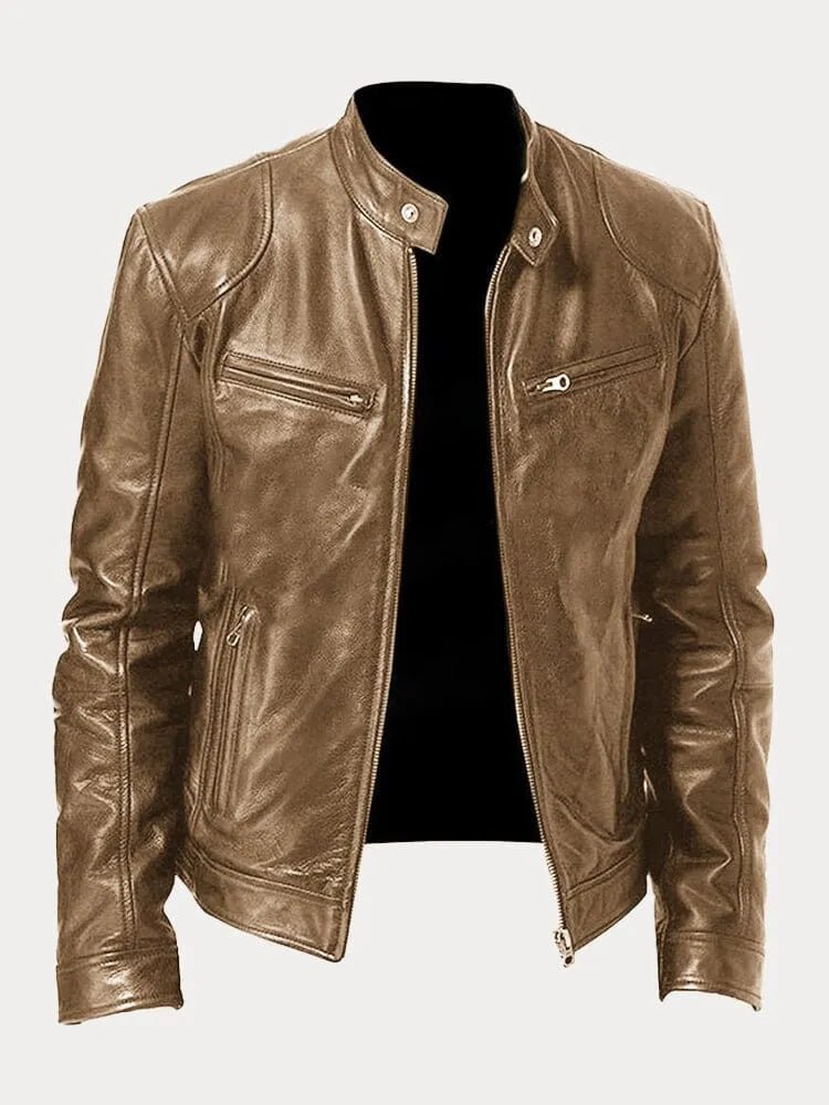 Lorenzo | Classic Moto Leather Jacket - Jackets - MOOD Melbourne